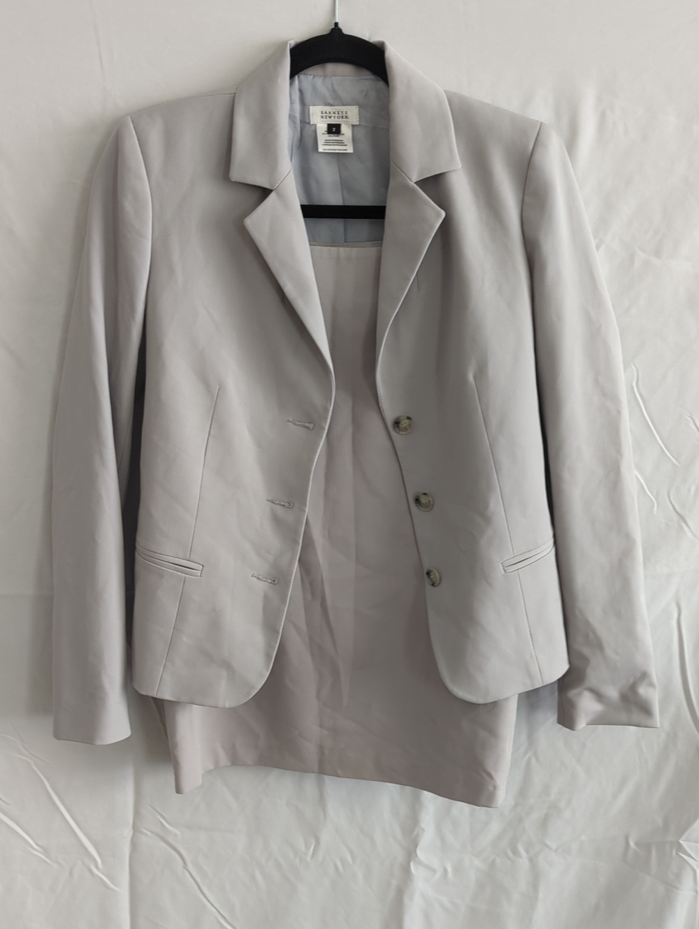 Barneys New York Light Gray Women's Blazer